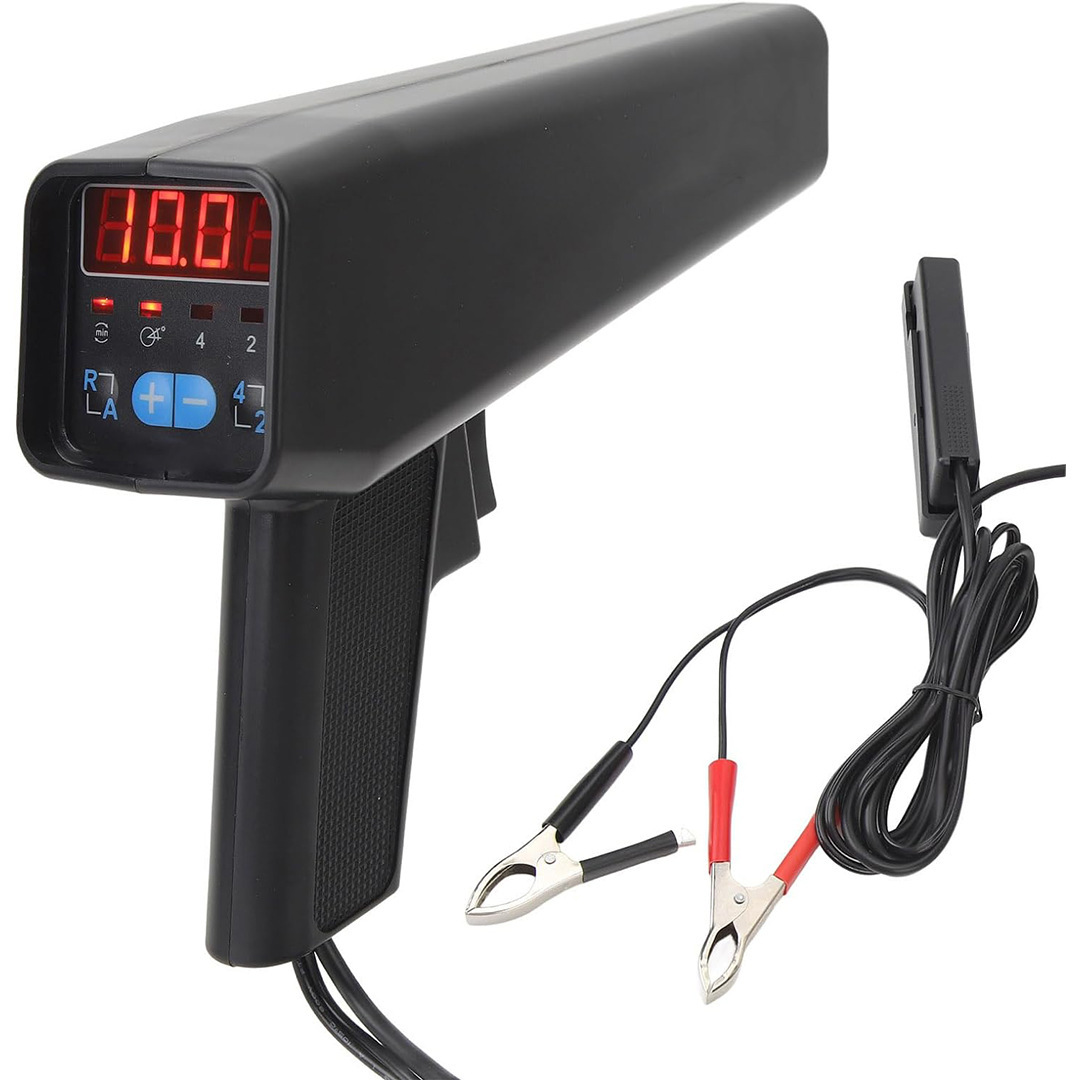 Digital display timing gun light timing tool engine variable speed engine ignition timing light car motorcycle