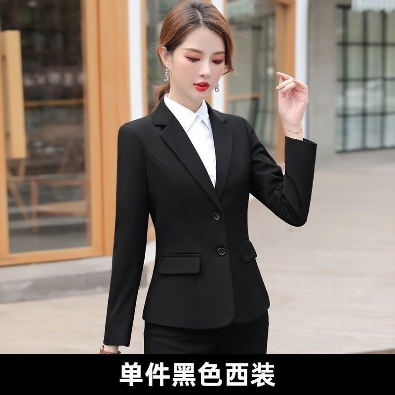 春秋新款小西装外套女职业装学生面试OL白领套装女士工作服西装|undefined