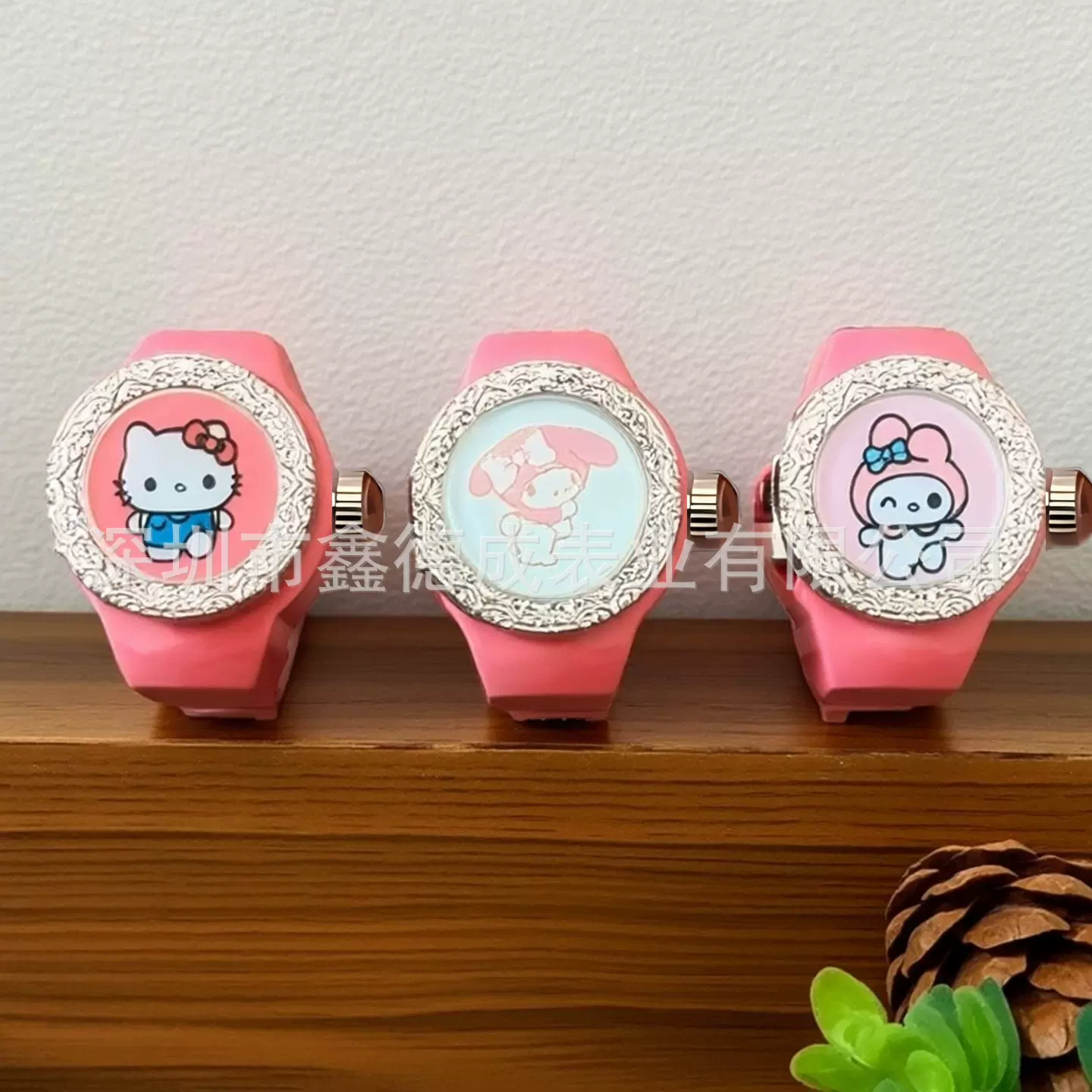 手表批发戒指表新款迷你卡通创意戒指表小众表手指手表