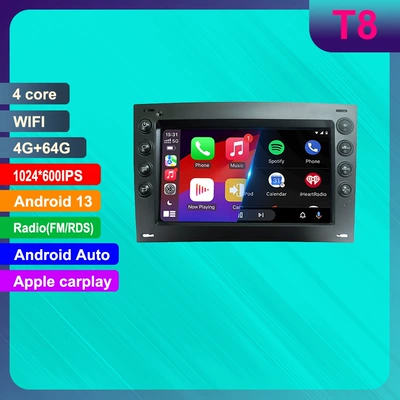DVD Navigation Megane Ii 2002-2009 Android - 464g-wifi-black