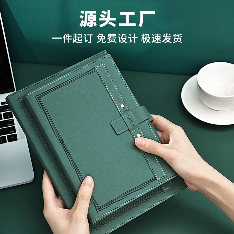 비즈니스 노트 a5 두꺼운 메모장 b5 사무실 창조적 인 문구 학습 일기 노트 선물 도매 습관