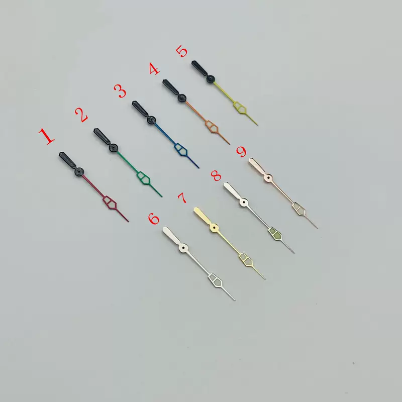 New modified NH35 second hand color large second suitable for NH36 mechanical movement diamond pointer accessories