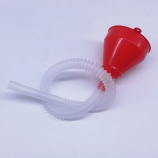 Long Tube Plastic Funnel, Transparent Hose, Arbitrarily Bent, Car and Motorcycle Oil Special Hands-Free Long Hose Funnel