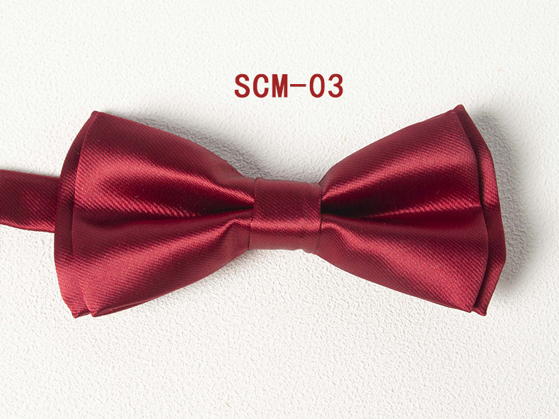 Spot venta al por mayor, pajarita para hombres, ropa formal, moda coreana, novio, padrino, lazo negro sólido