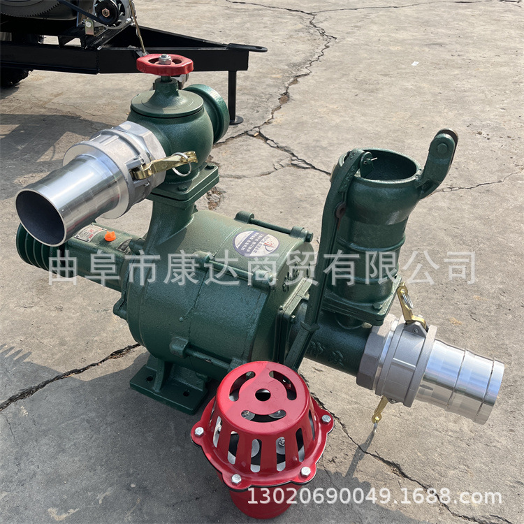 拖拉机输出轴高压泵 三片叶轮增压设备 拖拉机带两个泵一起工作