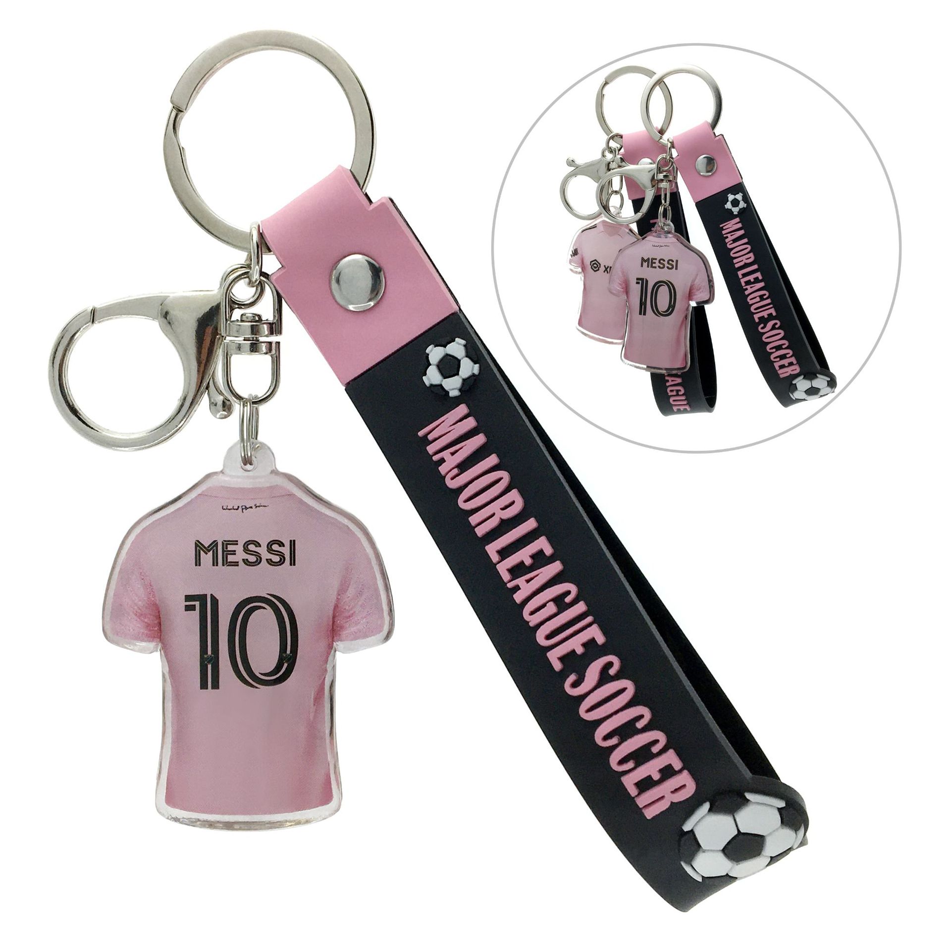 MLS迈阿密国际-10#梅西（主场球衣款）+雅黑手带-白底图