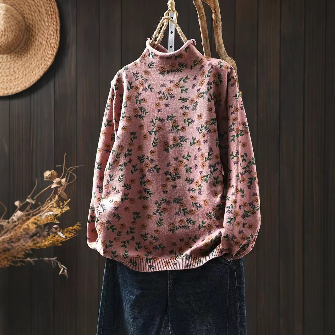 Winter colored keep warm base sweater