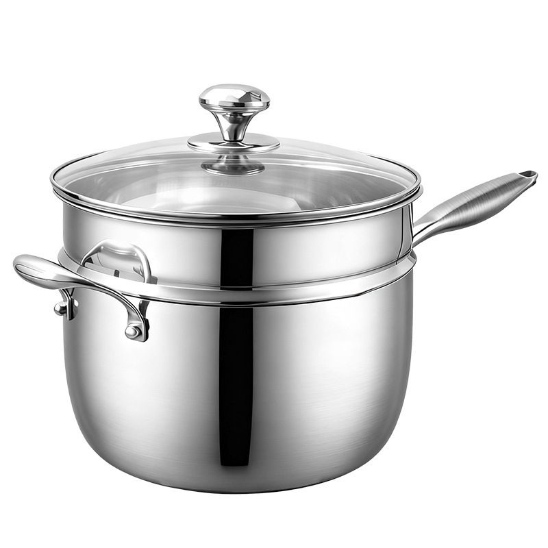 1810 acero inoxidable de alta capacidad de grado alimenticio estufas electromagnéticas domésticas de gas espesado estufas de cocción estufas