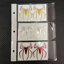 汽车个性蜘蛛金属车贴3D立体改装贴标划痕贴尾标侧标装饰贴