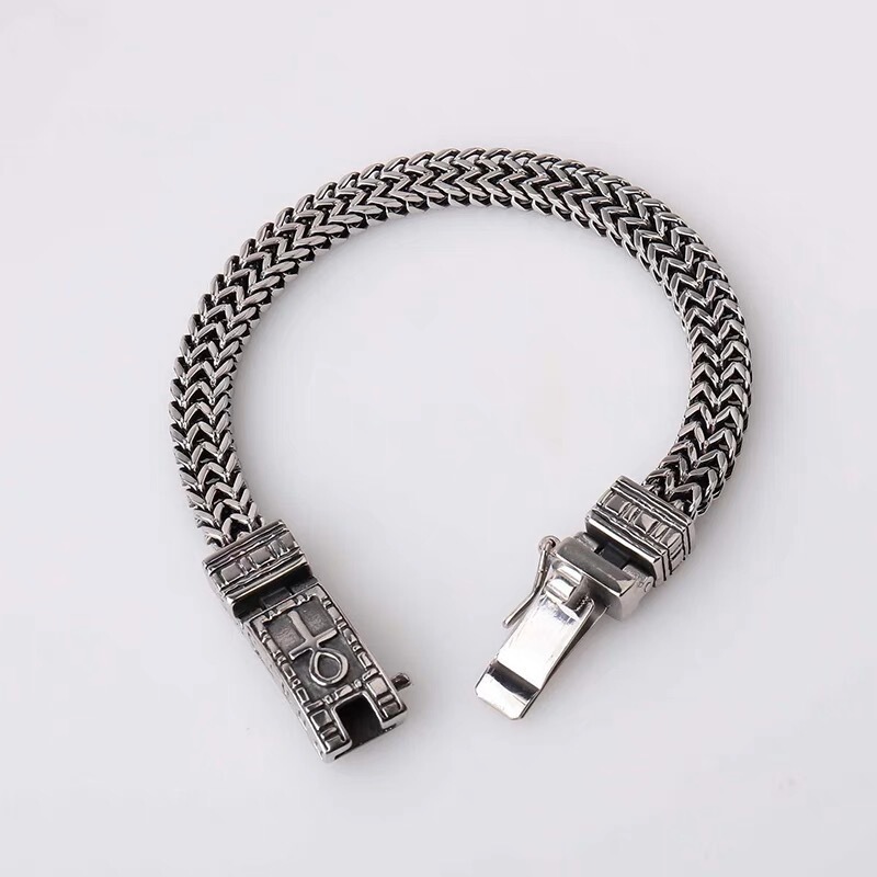 Yanyu's New Cuban Bracelet for Men, High-End Niche Design, Retro Accessories for Hairstylists
