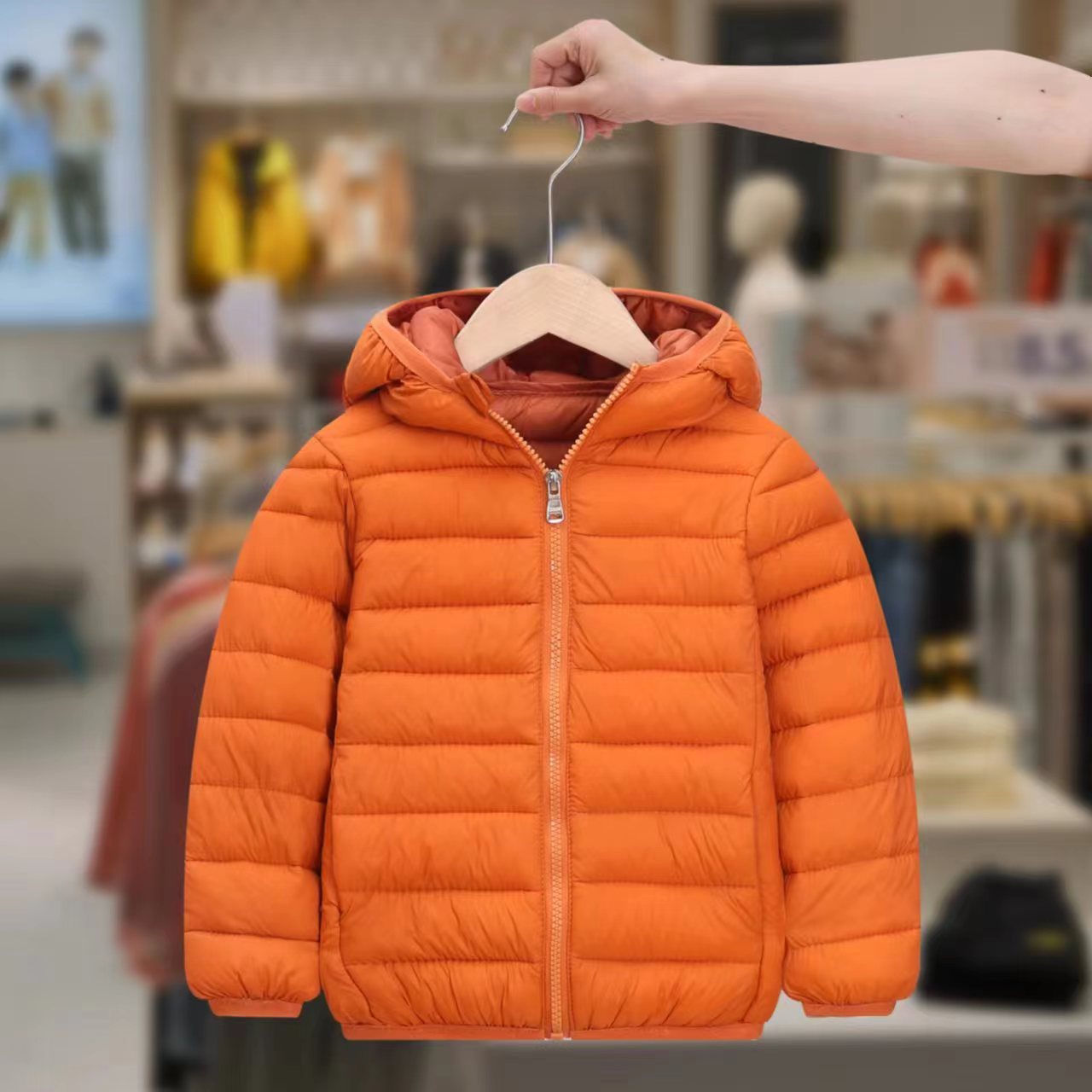 Color café (ropa de algodón ligera) La ropa es pequeña, una talla más grande