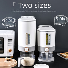 Pressurized automatic rice bucket household moisture-proof and pest-proof sealed bucket rice bin rice box grain storage canister storage container