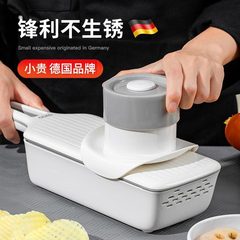 Household Potato Slaw Cutter Multifunctional Vegetable Kitchen Gadget Stainless Steel Radish Grater Shredder Garlic Slicer