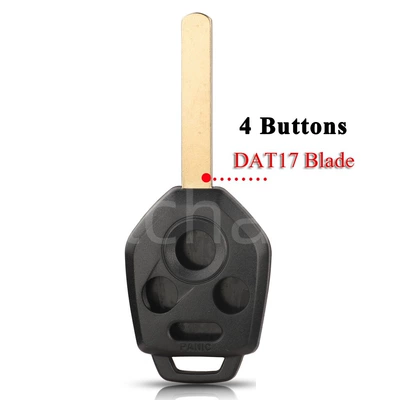 Suitable for Subaru old straight Car Keys - 4-key-vertical-milling-embryo-dat17