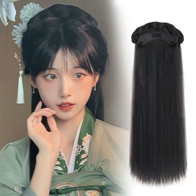 Hanfu Wig package Antiquity Lazy man Integrated Hair hoop ancient costume Novice Get Manufactor wholesale