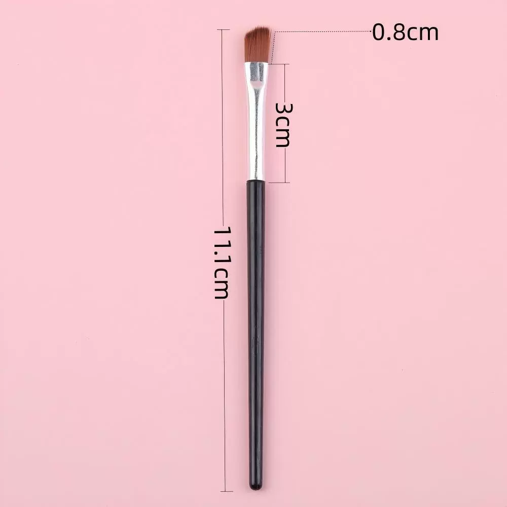 Makeup Brush Set, 11-Piece Multi-Tool Kit, aluminum ferrule, assorted eye & lip tips