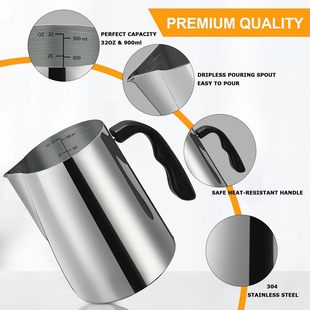 DIY Handmade Candle Making Tools with Scale Stainless Steel Measuring Cup Stirring Stick Water-Proof Wax Pot Wax Pot
