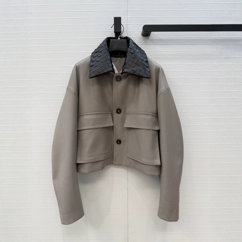 Cross-Border Shenzhen Nanyou 2026 New Short Style Lapel Jacket Imported 100% Lambskin Cross-Border Shenzhen Nanyou 2026 New Short Style Lapel Jacket Imported 100% Lambskin
