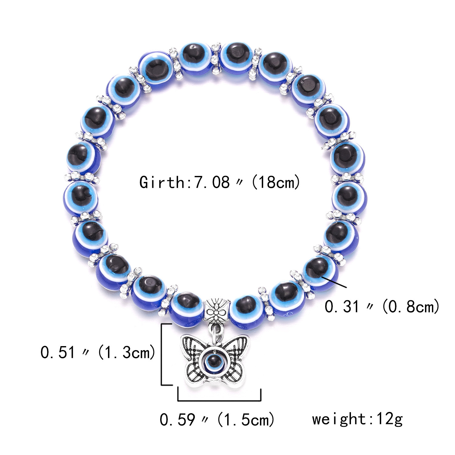 Simple Style Tortoise Palm Owl Glass Beaded Unisex Bracelets display picture 2