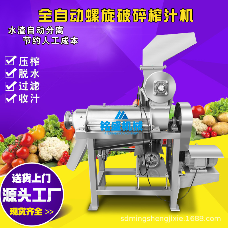 酒店供应苹果芒榨汁机 小型青芒打浆机 不锈钢凯特芒去核榨汁设备