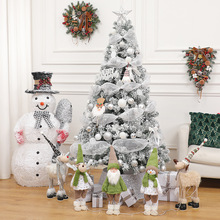 新款圣诞树装饰套餐1.5/1.8/2.米家用高级感白色仿真雪落雪树摆件
