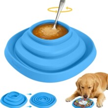 宠物折叠碗硅胶狗碗防打翻户外猫狗食具狗食盆狗狗水碗用品狗饭碗