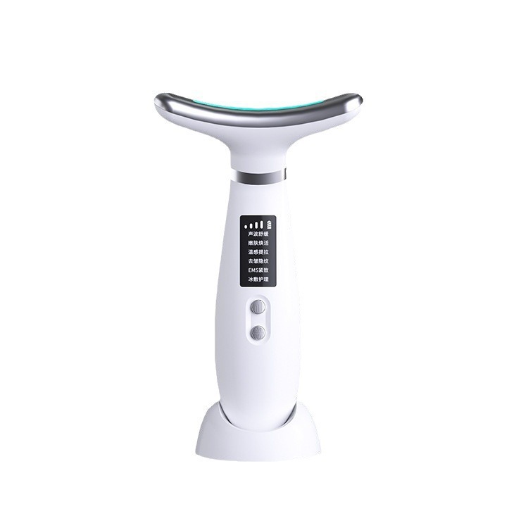 Nuevo dispositivo de hielo transfronterizo, dispositivo de belleza del cuello, dispositivo de belleza del cuello, dispositivo de estiramiento del cuello, masaje facial