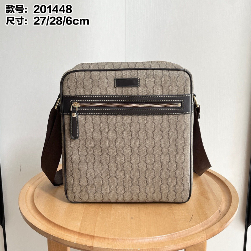G Men's Classic Opidia Double g Presbyopic Black Edge Single Shoulder Crossbody Messenger Bag Business Casual G Men's Classic Opidia Double g Presbyopic Black Edge Single Shoulder Crossbody Messenger Bag Business Casual
