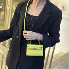 2025新款小废包中古tinymini凯莉包女迷你可爱斜挎包时尚小包包