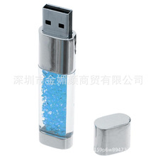 外贸施华洛世奇水晶U盘时尚商务婚庆礼品优盘USB碎钻发光口红U盘