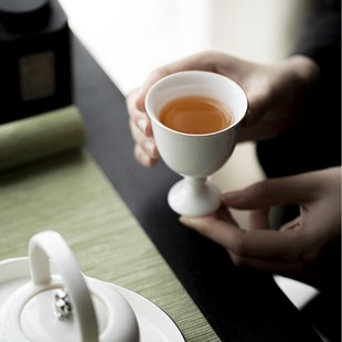 Factory direct angel white tall master cup modern home tea cup tasting cup goddess cup personal cup
