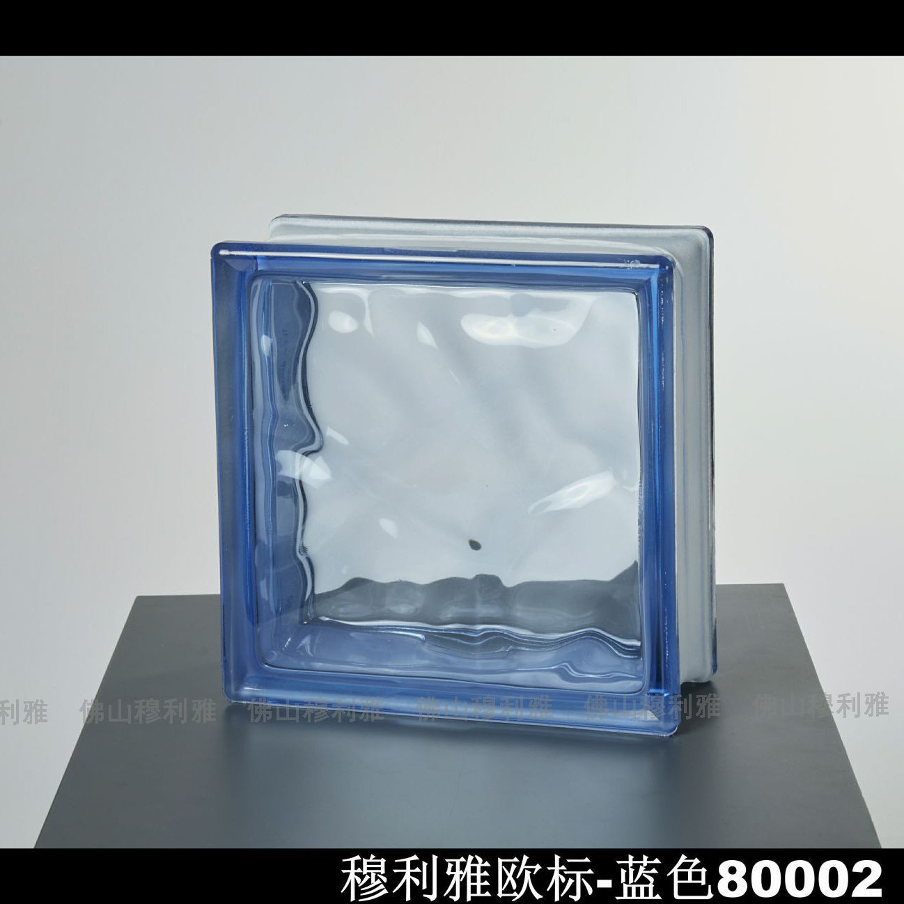 Lihai Hielo ladrillo de vidrio decoración red roja ladrillo cuadrado pared de partición de baño pared de fondo fabricante de ladrillo de vidrio hueco