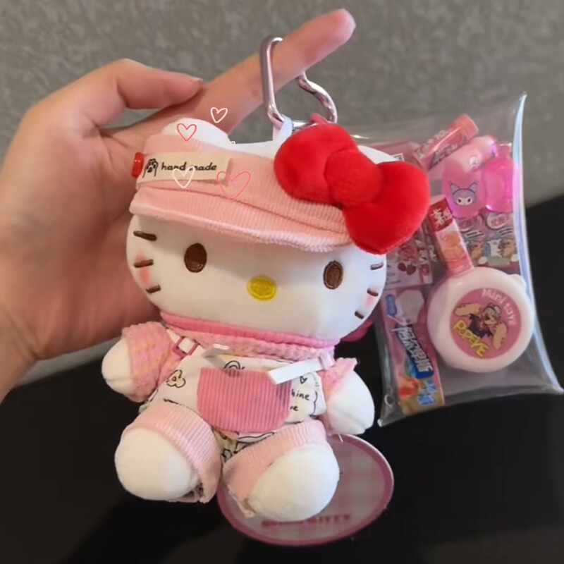 本物のハローキティサンリオバッグペンダントぬいぐるみキーホルダースクールバッグペンダント人形|undefined