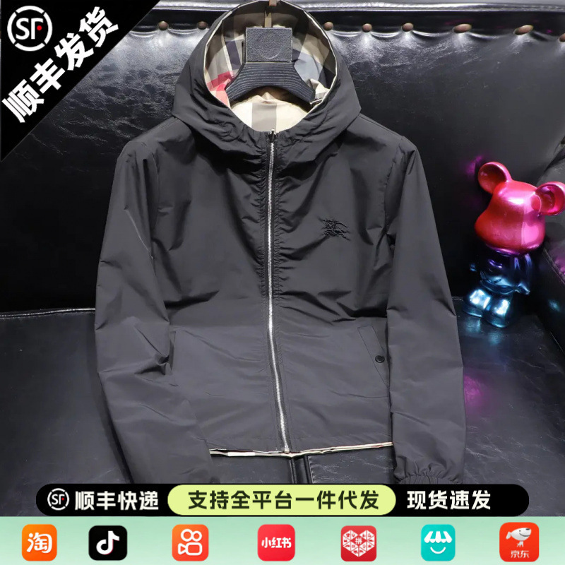Jacket Men's Trendy Brand 2025 Autum Classy Hooded Jacket Double-Sided Men's Outdoor Jacket Jacket Fashion Workwear Jacket Men's Trendy Brand 2025 Autum Classy Hooded Jacket Double-Sided Men's Outdoor Jacket Jacket Fashion Workwear