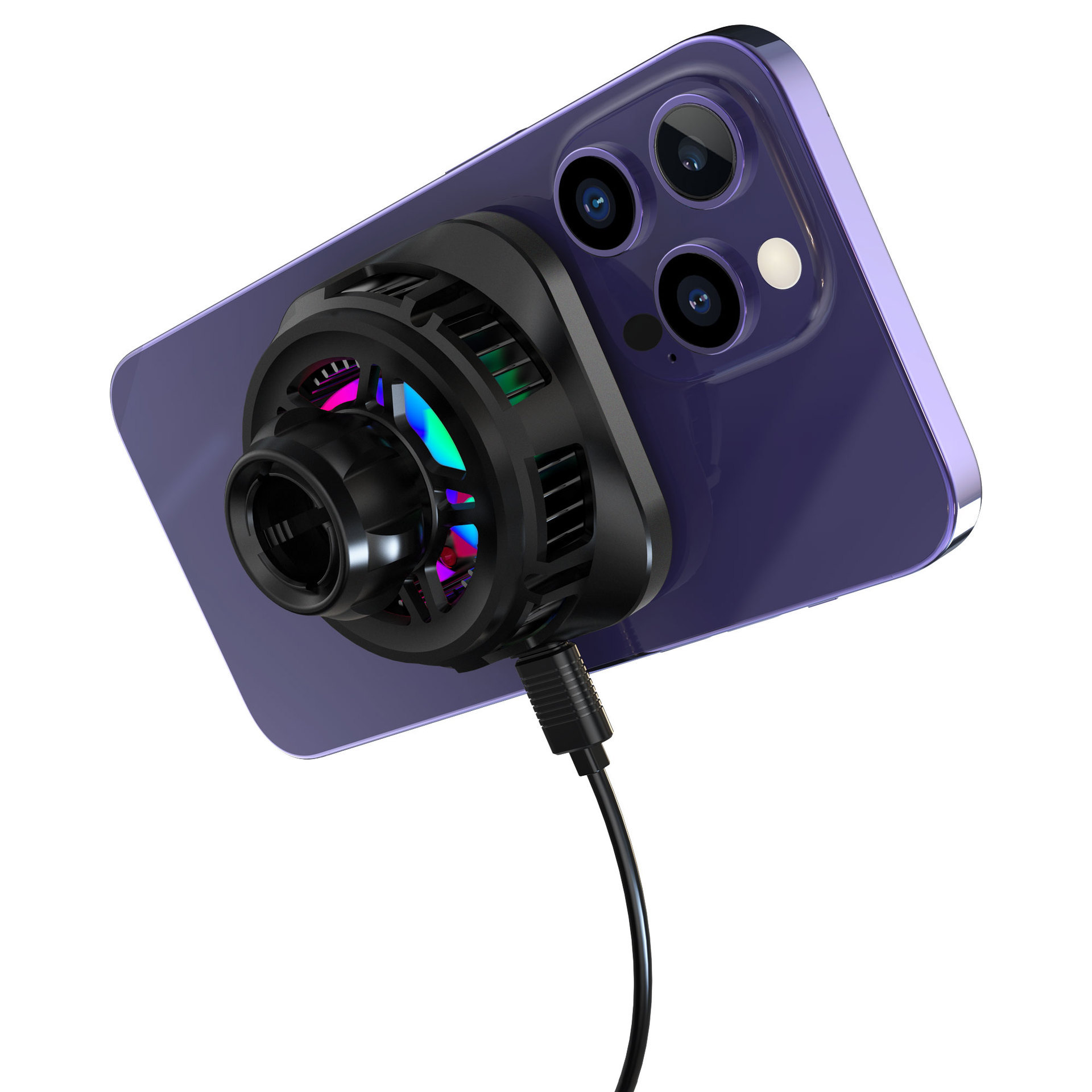 Magnetisk trådløs biloplader qi2 med kølesystem_voghion.com