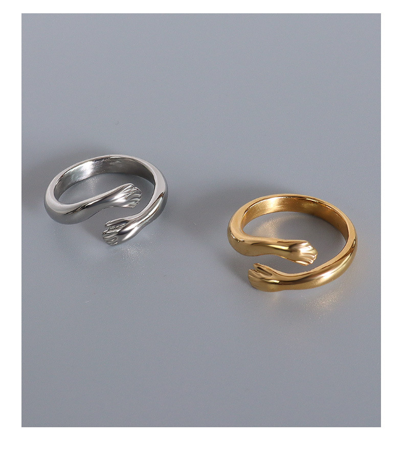 304 Stainless Steel Material PVD Coated Real Gold Plated 18K Gold Geometric 304 Stainless Steel Fashion Waterproof Non Tarnish