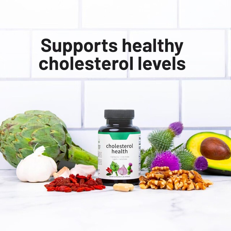 跨境TK亚马逊现货胆固醇健康补充剂 植物胶囊 Cholesterol Health|undefined