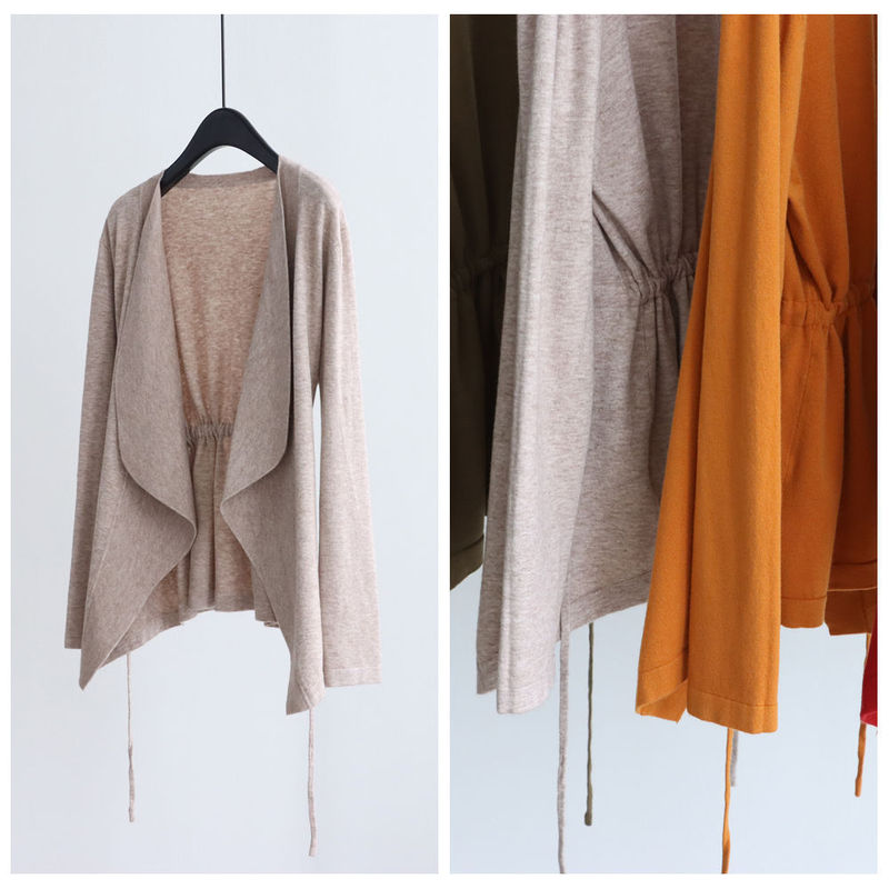 26 Autumn Drawstring Waist Knit Sweater, Lace-Up Cardigan, Andy Velvet Long-Sleeve Shawl Coat, Casual Chic Top for Women 26 Autumn Drawstring Waist Knit Sweater, Lace-Up Cardigan, Andy Velvet Long-Sleeve Shawl Coat, Casual Chic Top for Women