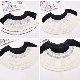 Trendy Autumn and Winter New Niche Clothing Accessories to Match Skirts and T-Shirts, Fashionable and Gentle Fake Collar Shawl for Export
