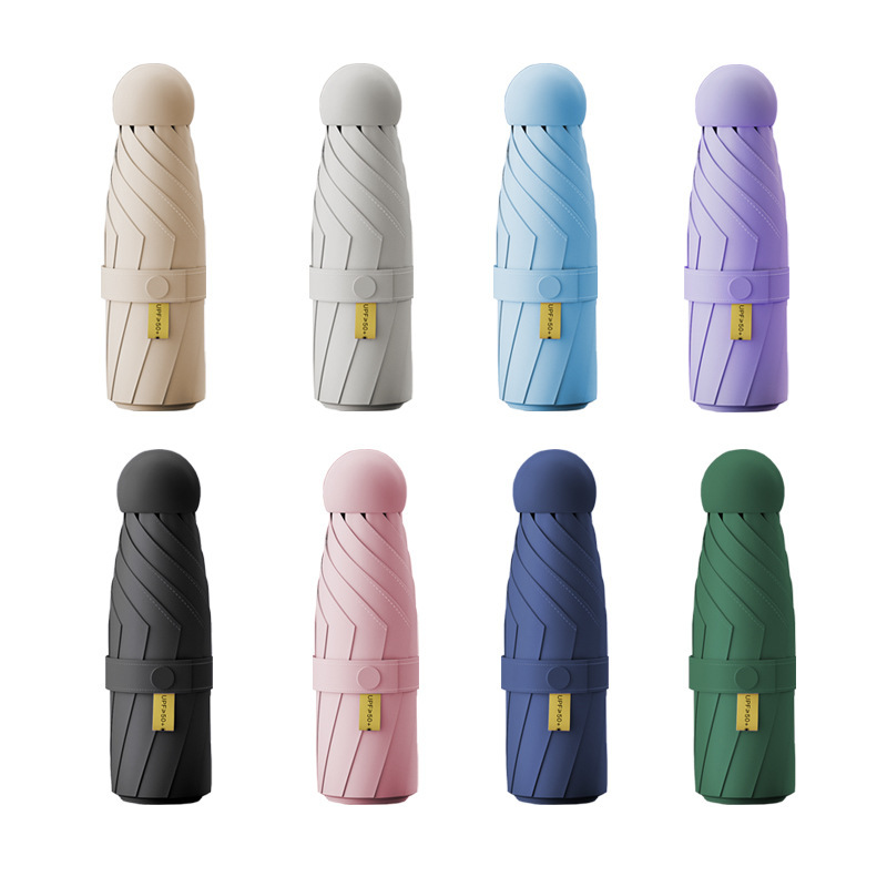 Paraguas plegables de sombra solar manual 7 hueso / 8 hueso / 10 hueso muchos paraguas al por mayor