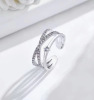 Fashionable adjustable design ring, on index finger