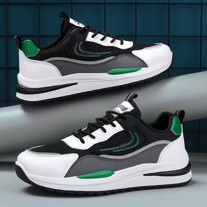 Primavera y otoño zapatos de hombre de moda simple, zapatos de correr ligeros, estudiantes de moda al aire libre, zapatos de deporte transpirables por mayor