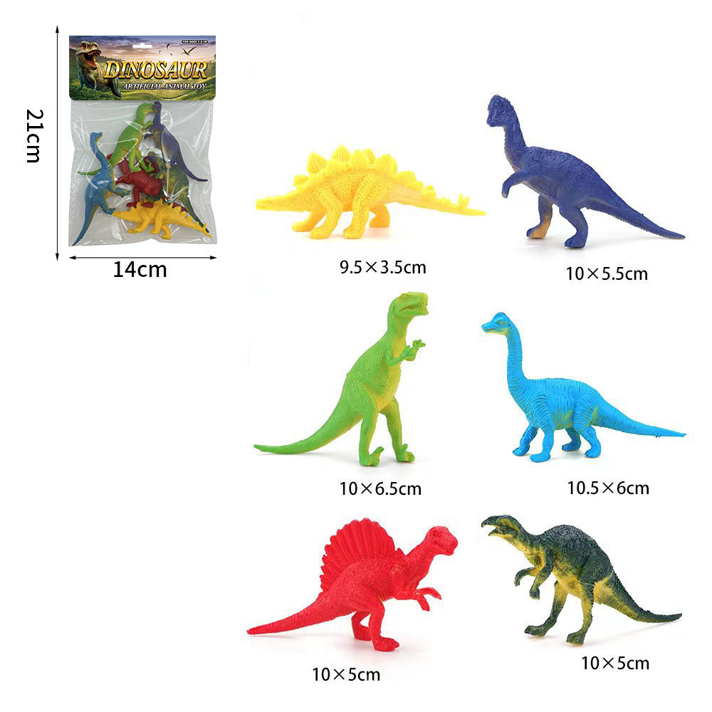Transfronterizos niños juguetes modelo de dinosaurios granja marino aves de corral simulación de vida silvestre dinosaurios nuevo conjunto al por mayor