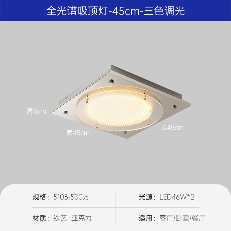 Iluminación de techo de dormitorio led de Bauhaus medieval estudio simple retro espectro completo protección ocular guardarropa iluminación de balcón