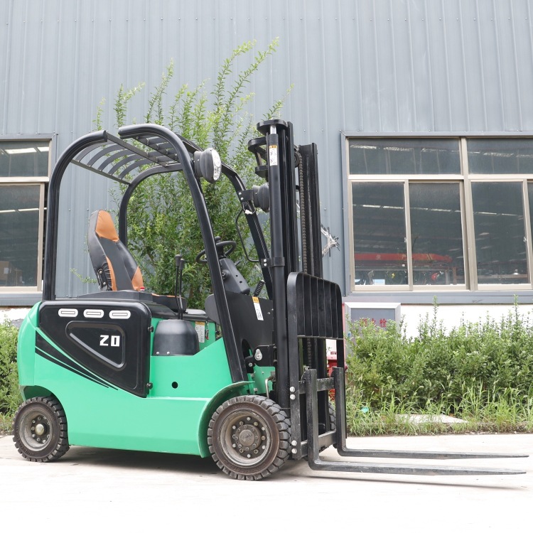 2吨小型纯电式叉车 工厂仓库搬运车 货物堆高设备