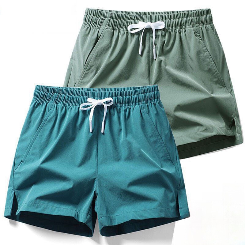 Men's Sports Shorts Women's Ice Silk Quick-drying Casual Running Three-part Pants Summer Quick-drying Fitness Training