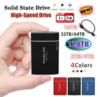 Cross-border factory wholesale capacity upgrade mobile hard disk 8TB16TB32TB64TB/2TB portable SSD