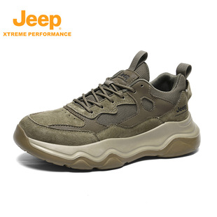 JEEP/Jeep autumn and winter brand men's outdoor new running sports comfortable all-match breathable lightweight hiking shoes