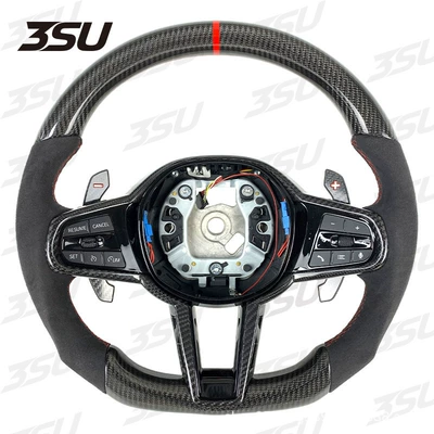 Suitable for Bmw Carbon Fiber Steering Wheel Lci Series X3 X4 X5 G20 G30 M3 M4 M5 M8 (Steering wheel) - style-1
