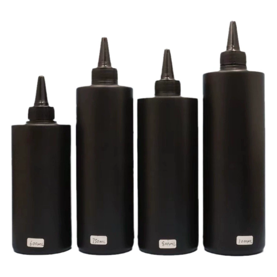 Производитель спот HDPE черный светозащищенные бутылки для ногтей UV капли клей ABКлей может сжимать острые бутылки